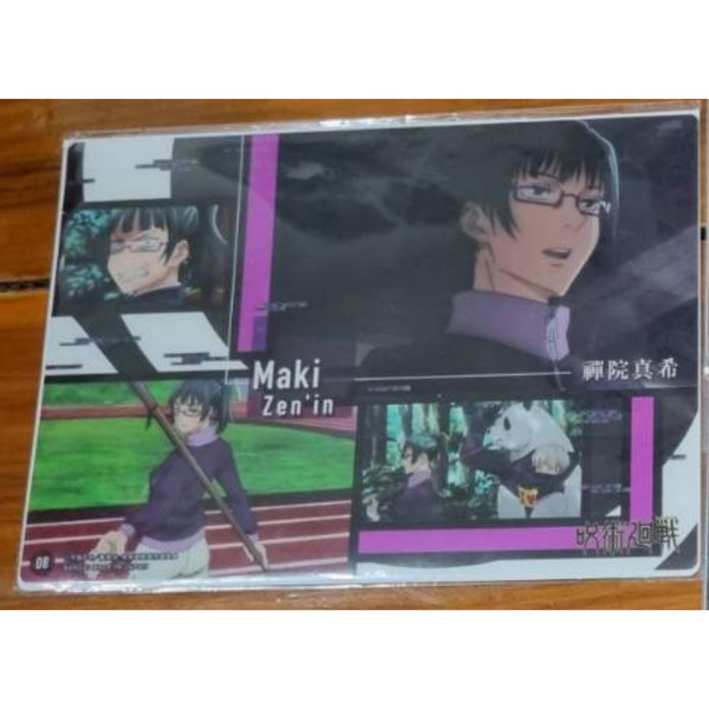 jujutsu kaisen โปสเตอร์ poster Visual Sheet mini art sheet collection มหาเวทย์ผนึกมาร A5 มากิ อินุมากิ