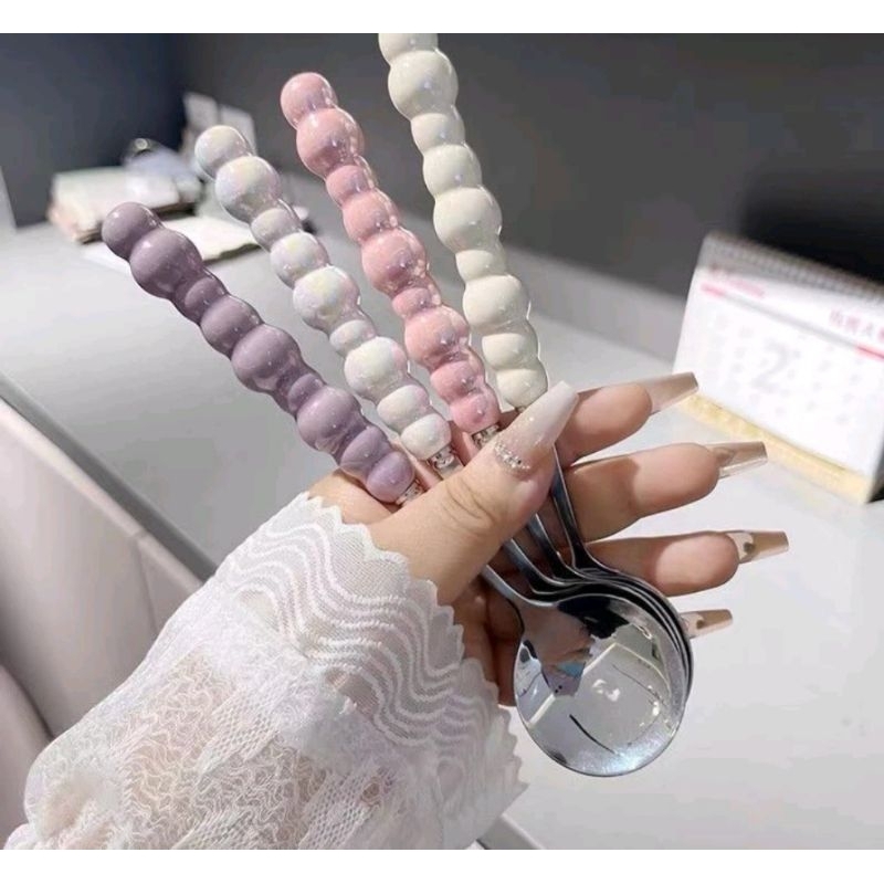 พร้อมส่งจากไทย ช้อนน่ารักตักขนม ตักไอศรีม