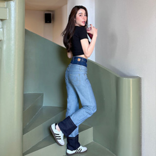 MOTTOM - TOM Double High Rise Straight Jeans