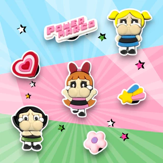 Marco Pony อุปกรณ์ตกแต่งกระเป๋าชายหาด Jibbitz น่ารัก คาแรกเตอร์การ์ตูน ผู้หญิงกระเป๋าถืออุปกรณ์ตกแต่ง