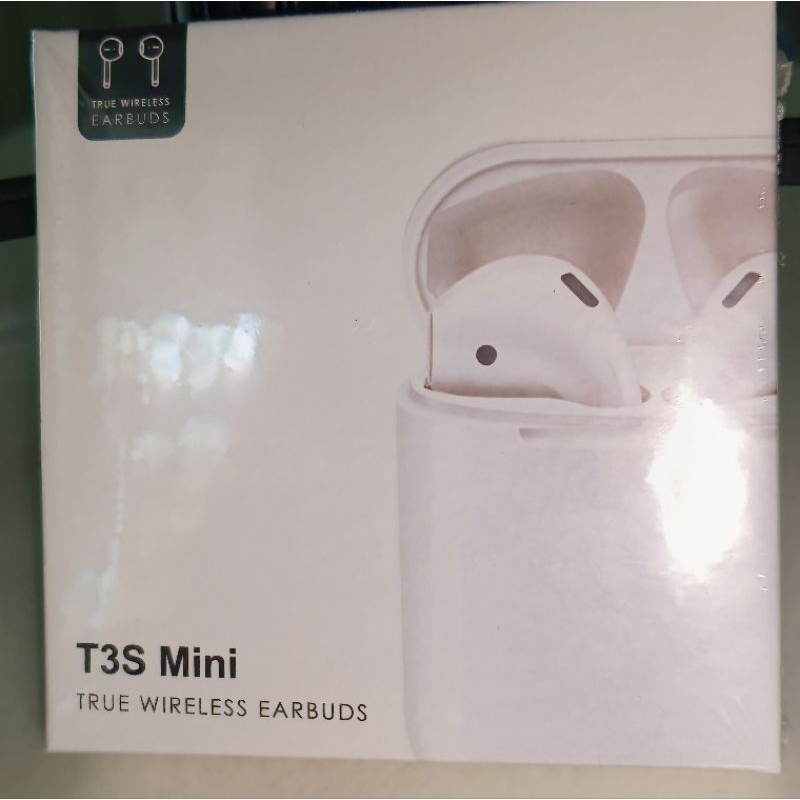 T3S Mini True Wireless Earbuds หูฟังบลูทูธ สีขาว