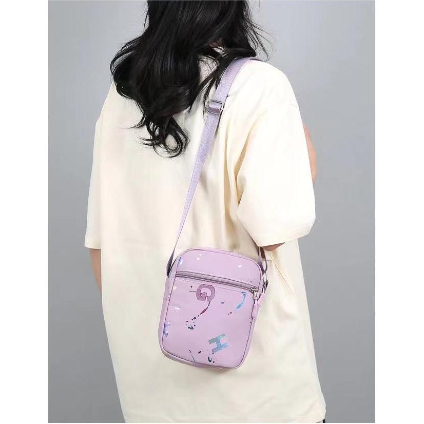 B-861🔥กระเป๋าสะพายข้าง สไตส์นี้เท่มาก ฮิตมากตอนนี้ แฟชั่นฤดูใบไม้ผลิ มีซิป เรียบง่า เข้ากับทุกการแต่งกาย