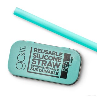 GoSili หลอด รุ่น EXTRA-WIDE SINGLE STRAW + TRAVEL CASE