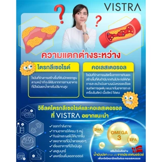 VISTRA ODORLESS FISH OIL 1000 MG (BOT-45 CAPS)-วิสทร้า โอเดอร์เลส ฟิชออยด์1000 มก.กลิ่นเปปเปอร์มินต์
