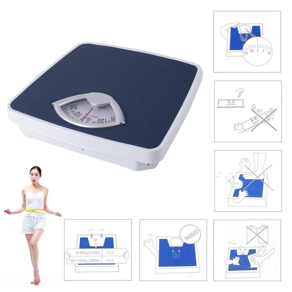 เครื่องชั่งน้ำหนักแบบสปริง รุ่น OTTO-02 ขนาด 26.8x26.6x5.3 ซม. สีกรม