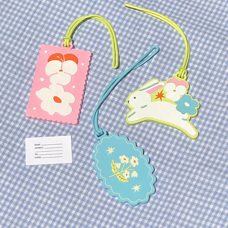[Take Time To Make Kraam]  Luggage tag / Rubber name tag แท็กยางห้อยกระเป๋า