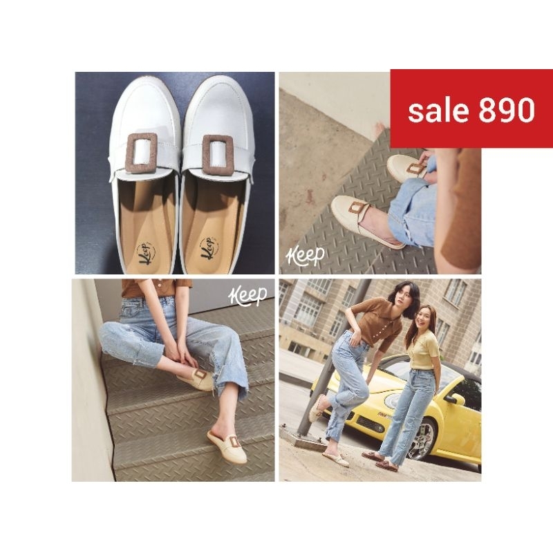 รองเท้า keep รุ่น HONEY DAY: รองเท้าเปิดส้นหัว
