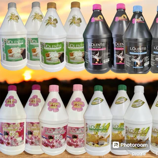 🌸🌸🌸แชมพู และครีมนวด ลอเลนติส/ออกัส 3200 cc Lolentis Shampoo & Conditioner ซากุระ น้ำนมข้าว สปา แบคไว