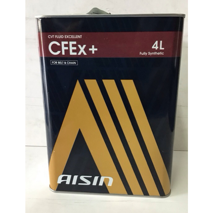 AISIN น้ำมันเกียร์ AISIN CVT CFEx (สังเคราะห์แท้) ขนาด 4 ลิตร Made in Japan ญี่ปุ่นแท้