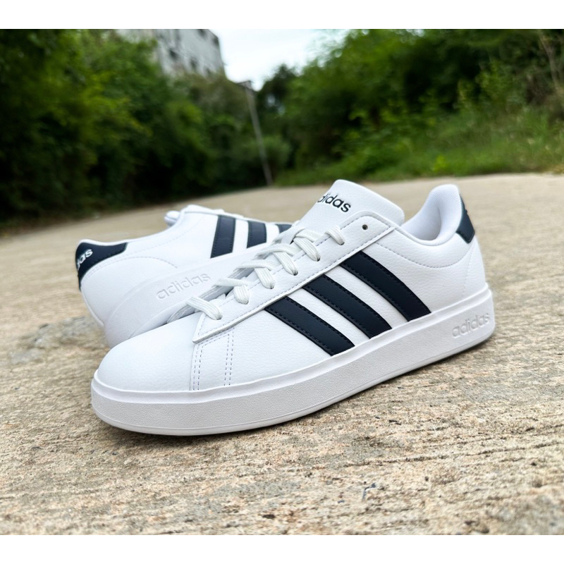 Adidas Grand Court CloudFoam "Dark Navy" GW9199 ของแท้ ป้ายไทย