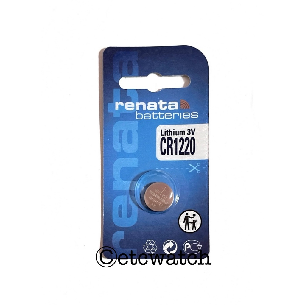 พร้อมส่ง> ถ่านกระดุม Renata CR1220 1 ก้อน