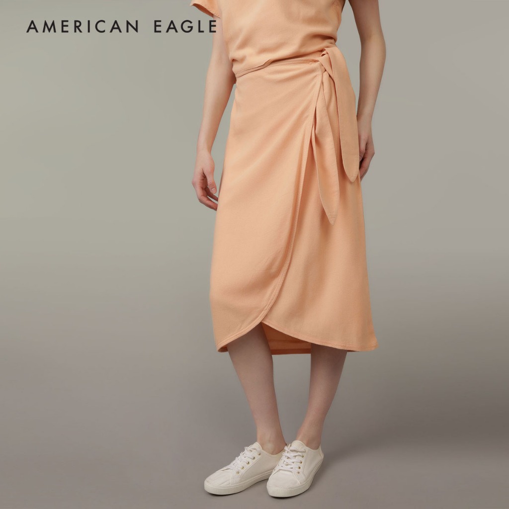 American Eagle Faux Wrap Skirt กระโปรง ผู้หญิง (NWSS 031-4823-800)