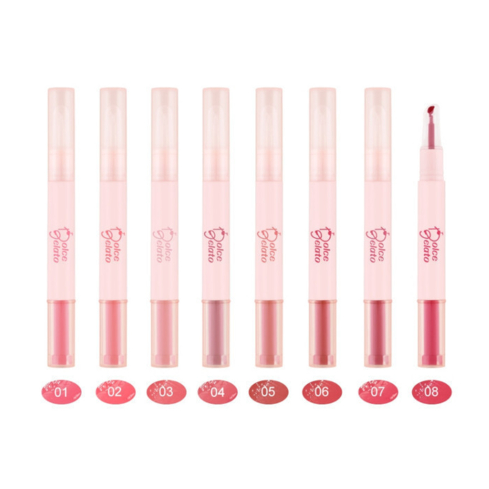 ของแท้·ส่งด่วน·ถูก Meilinda Dolce Gelato #MC2075 เมลินดา โดลเช่ เจลาโต้ ลิปกลอส x 1 ชิ้น dayse