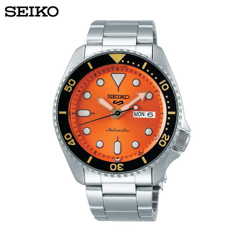 SEIKO 5 Sports Automatic นาฬิกาข้อมือ (ไซโก) รุ่น SRPD59K ขนาด 42.5 mm สีส้ม