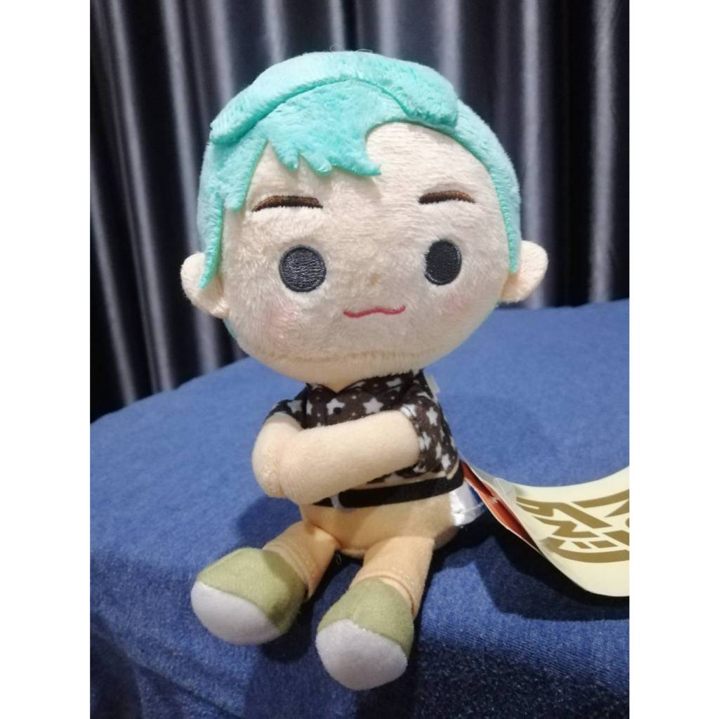 ตุ๊กตาอนิเมะเกาะ  RARE BTS TinyTAN Dynamite RM Sticking Plush doll ป้ายผ้า TinyTAN งานญี่ปุ่นแท้ 6นิ