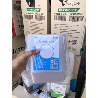 (4แพค) กล่องอาหาร พิเศษ 3 แถม 1 แพค (100ใบ)F1000/F750/F650/F500