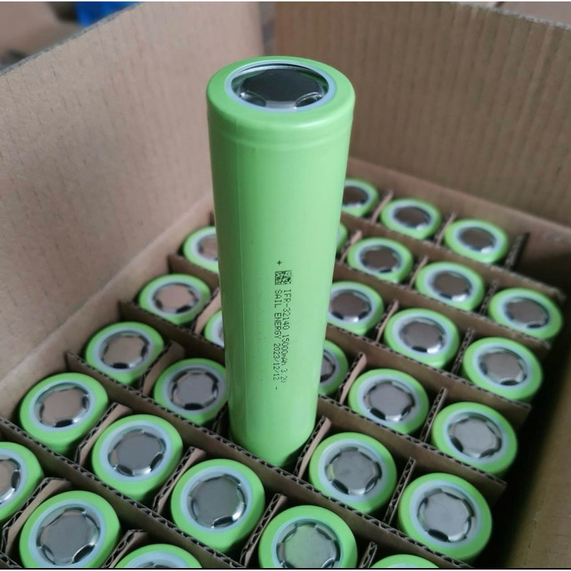 *แถมรางยึดฟรี**(สินค้าอยู่ในไทยพร้อมส่ง ของใหม่ปีผลิต 2024)**แบตเตอรี่ลิเธียมฟอเฟส 32140 3.2v 15a มื