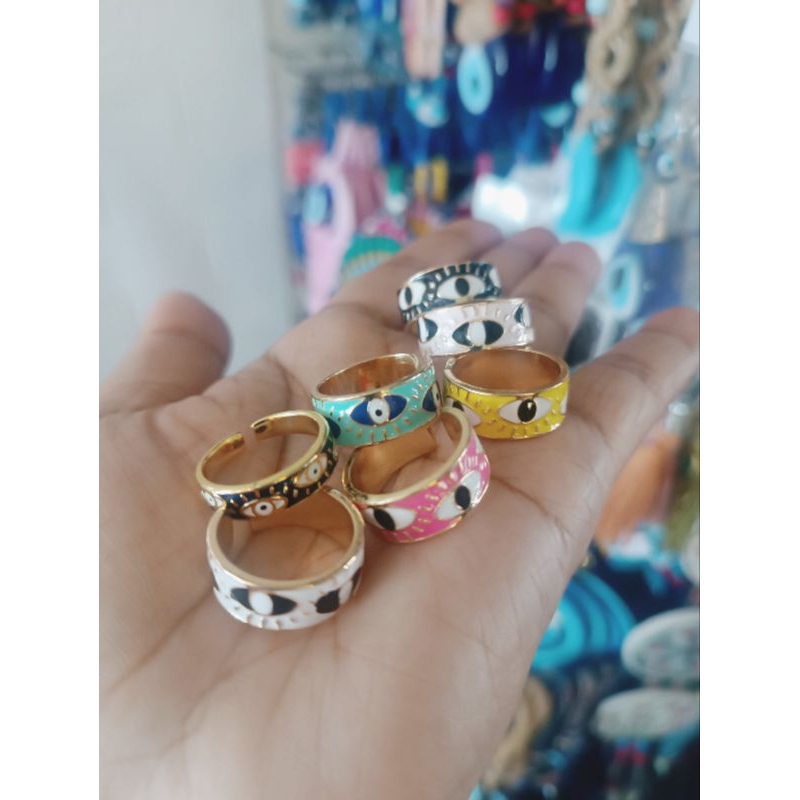 แหวน Evil Eye ปรับขนาดได้ รูปที่ 4