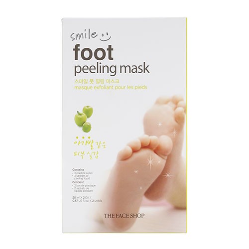 THEFACESHOP SMILE FOOT PEELING MASK (มาส์กเท้า ผลัดเซลล์ผิว)