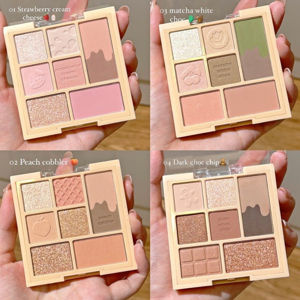 อายแชโดว์ ทาตาเมลินดา MEILINDA Cookie recipe eye palette  MC3128 ราคา ถูกที่สุด ดีลบีเคเค แกลเลอรีภาพที่ 5