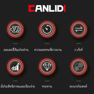 🔥จัดส่งที่รวดเร็ว🔥CANLIDI 600/800/1000 N.m บล็อกไฟฟ้า แรงบิดสูงไร้สาย ประแจกระแทก มอเตอร์ไร้แปรงถ่าน อเนกประสงค์