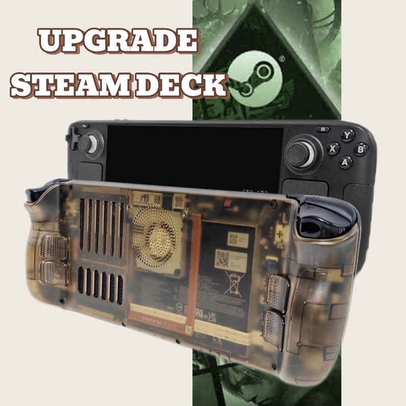 Steam Deck ฝาหลังอัพเกรด ระบายความร้อน