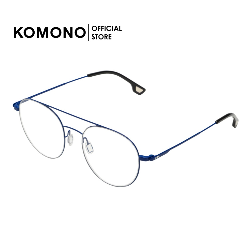 KOMONO George Vibrant Blue กรอบแว่นตาโลหะ น้ำหนักเบา unisex
