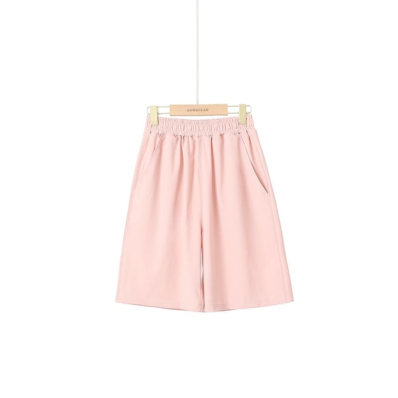 กางเกงขาสั้นเด็ก ผ้าเทคโนโลยีใหม่ 120-160 ซม. ผ้าเย็น กันยุงได้ แห้งไว้ ยืดหยุ่นสูง เด็กผู้ชาย เด็กผู้หญิง - รูปที่ 4