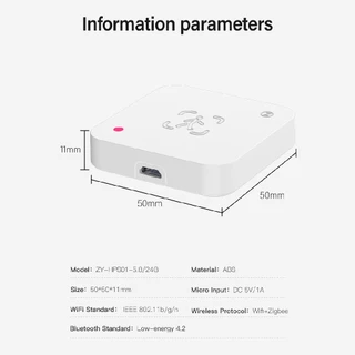 Tuya Human Presence Sensor รุ่น HPS01, ZHPS01 เซ็นเซอร์จับความเคลื่อนไหวแบบเรดาห์ 5.8GHz วัดแสงได้