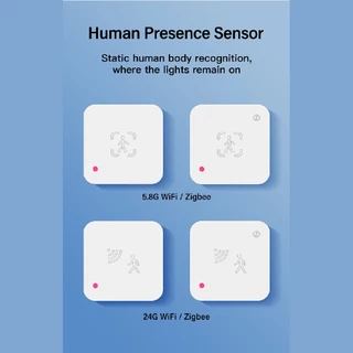 Tuya Human Presence Sensor รุ่น HPS01, ZHPS01 เซ็นเซอร์จับความเคลื่อนไหวแบบเรดาห์ 5.8GHz วัดแสงได้