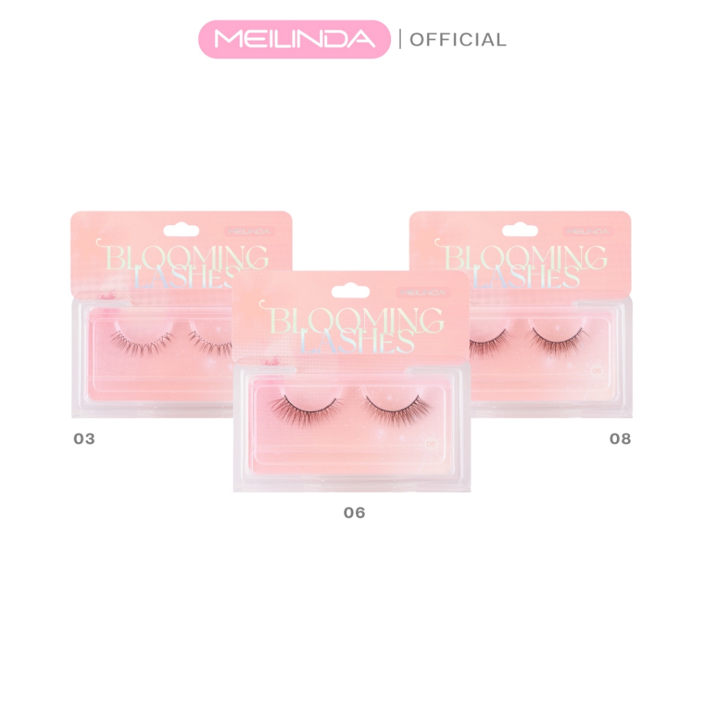 MEILINDA Blooming Lashes ขนตาปลอมชิ้นเดี่ยว 1 คู่ (MC9141)