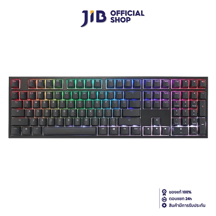 KEYBOARD (คีย์บอร์ด) DUCKY ONE 2 PRO RGB (BLACK) (CHERRY MX2A BLUE SWITCH RGB EN/TH)