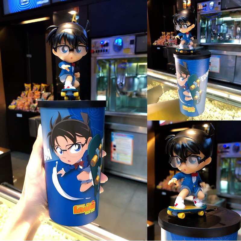 (ทักขอลด120฿) แก้วน้ำ Detective Conan Topper Cup Set โคนัน เดอะมูฟวี่ ปริศนาปราการ 5 แฉก จาก Major C