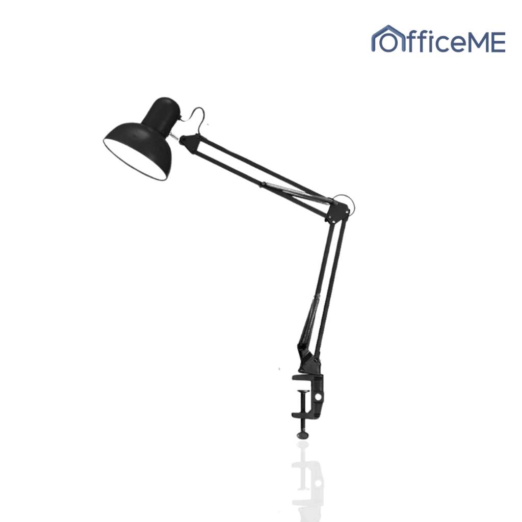 โคมไฟหนีบโต๊ะ โคมไฟเขียนแบบ โคมไฟ ปรับระดับได้รอบทิศทาง รุ่น Table Reading lamp Adjustable clip E27 60W OfficeME