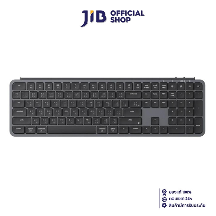 WIRELESS KEYBOARD (คีย์บอร์ดไร้สาย) KEYCHRON B6 PRO (SPACE GRAY) (SCISSOR SWITCH NON-BACKLIT EN/TH) 