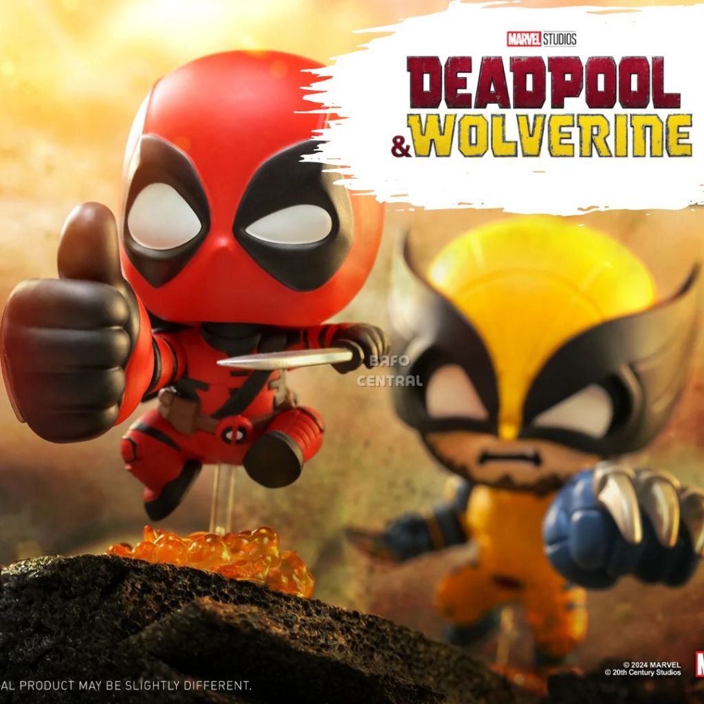 Live ** Cosbi Deadpool & Wolverine Bobble-Head Hot toys พร้อมส่ง