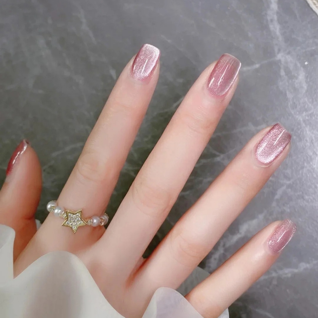 สีทาเล็บเจลแคทอาย โทนม่วงตุ่นสีสุภาพ ใช้ได้กับทุกสีผิว สีชัด ติดทนนาน L010 ปริมาณ 10 ml - รูปที่ 3