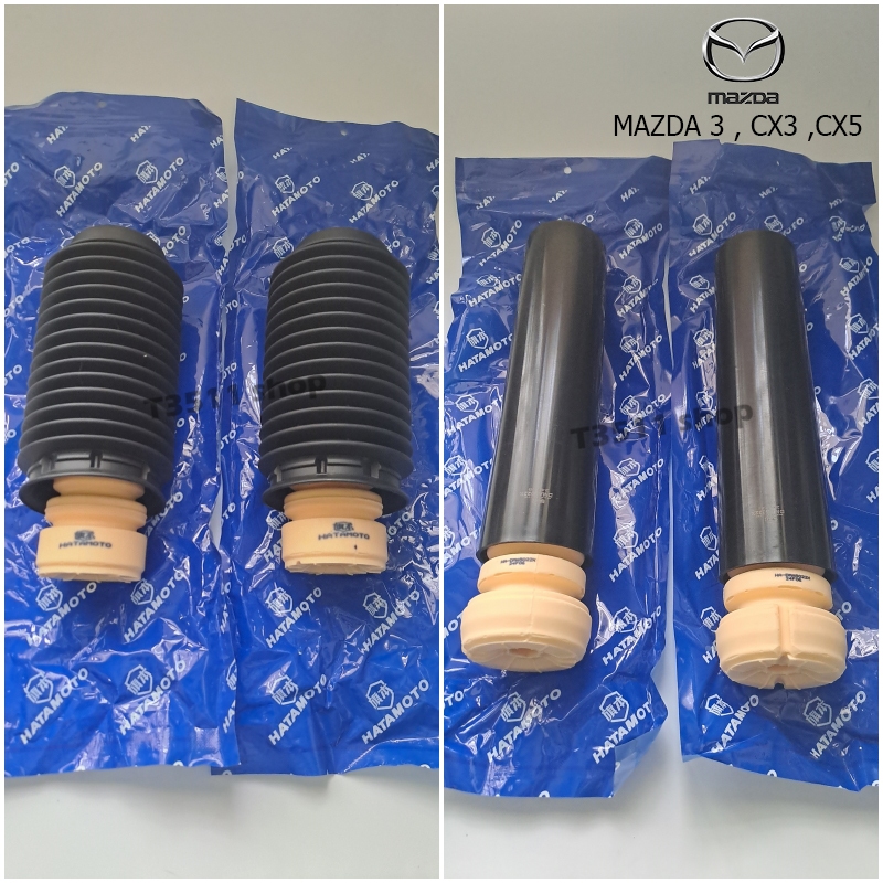 กันฝุ่นโช๊คหน้า+ กันกระแทก มาสด้า 3 BM,BN,CX-3 ,CX-5                                                