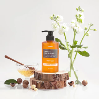 KUNDAL HONEY&MACADAMIA แชมพูทรีมเมนท์ครีมอาบน้ำครีมทาผิวScrub Serumผลิตภัณฑ์บำรุงผิว,เส้นผมจากเกาหลี