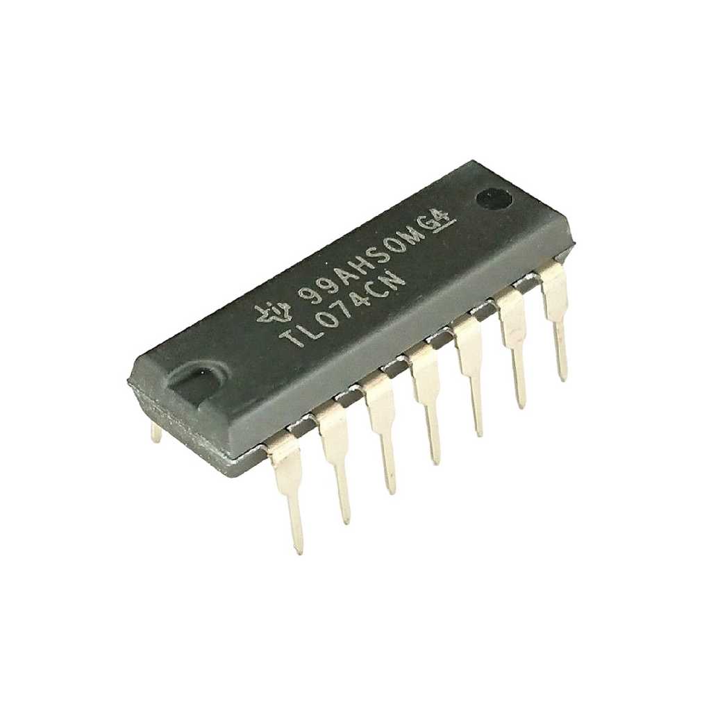 TL074CN TL074 Low-Noise FET-Input Operational Amplifiers IC ไอซี ยี่ห้อ Texas Instruments