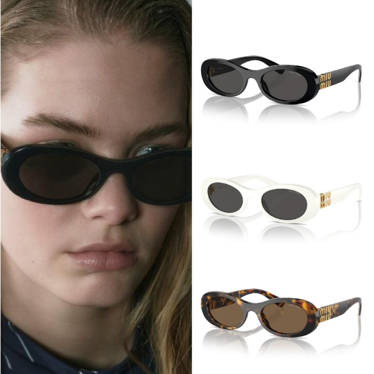แว่นกันแดด Miu Miu รุ่น06ZS รุ่นใหม่ล่าสุด ใส่ง่าย น้ำหนักเบา ของแท้100% รับประกัน2ปีพร้อมอุปกรณ์ครบset
