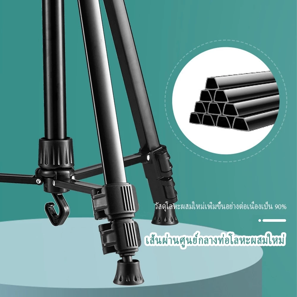 ขาตั้งกล้องระดับมืออาชีพ ขาตั้งกล้อง Tripod รุ่น TF-3520/3366/360 แถมตัวหนีบมือถือ thumbnail 3