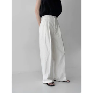 กางเกงทรงกระบอกชาย STRM COTTON BAGGY PANTS A7