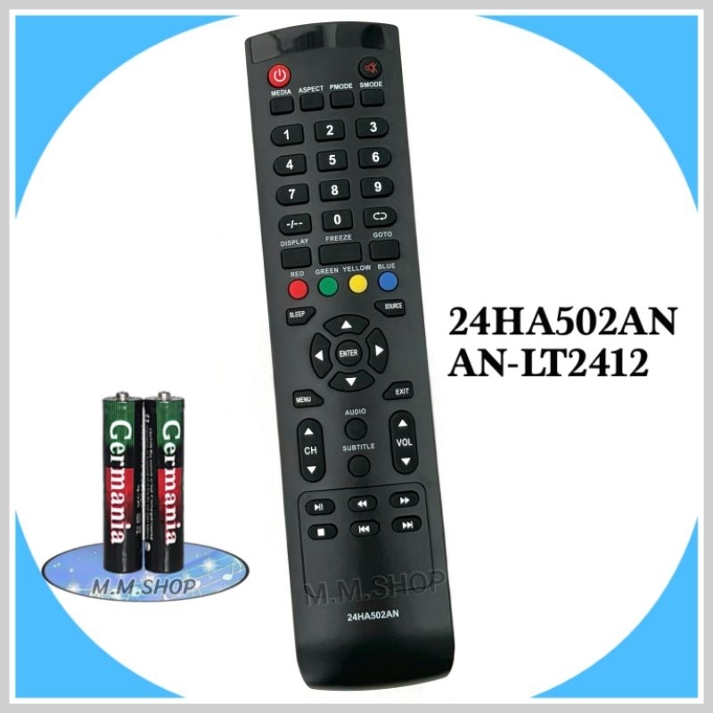รีโมททีวี LCD/LED รุ่น 24HA502AN , AN-LT2412