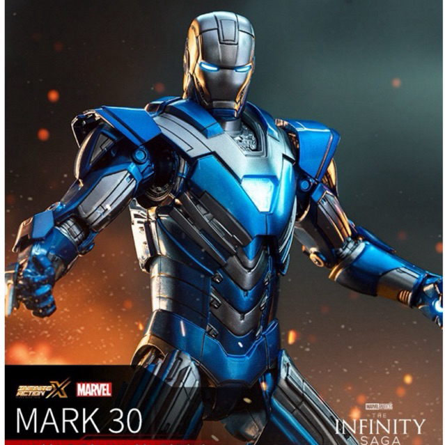 [MooNLikE] ZD Toy IRON MAN MARK 30 Blue mk30 1/10 Action figures 18 cm