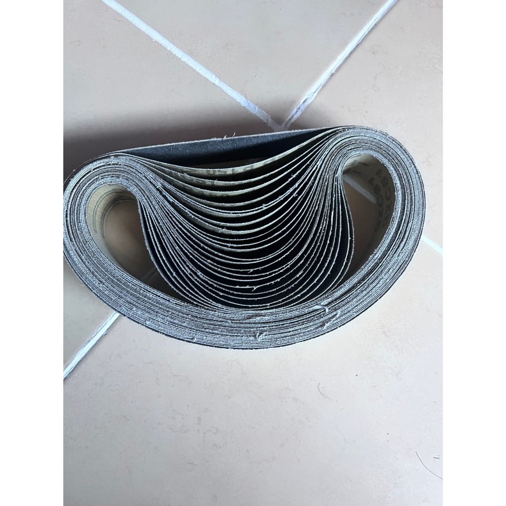 ผ้าทรายสายพาน กระดาษทรายสายพาน ขนาด 553*30 มม. ความละเอียด 150#