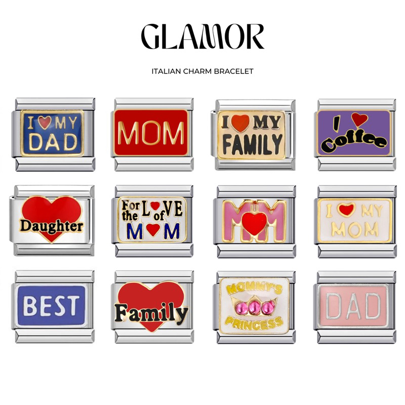 ชาร์ม กำไล Italian Charm Bracelet