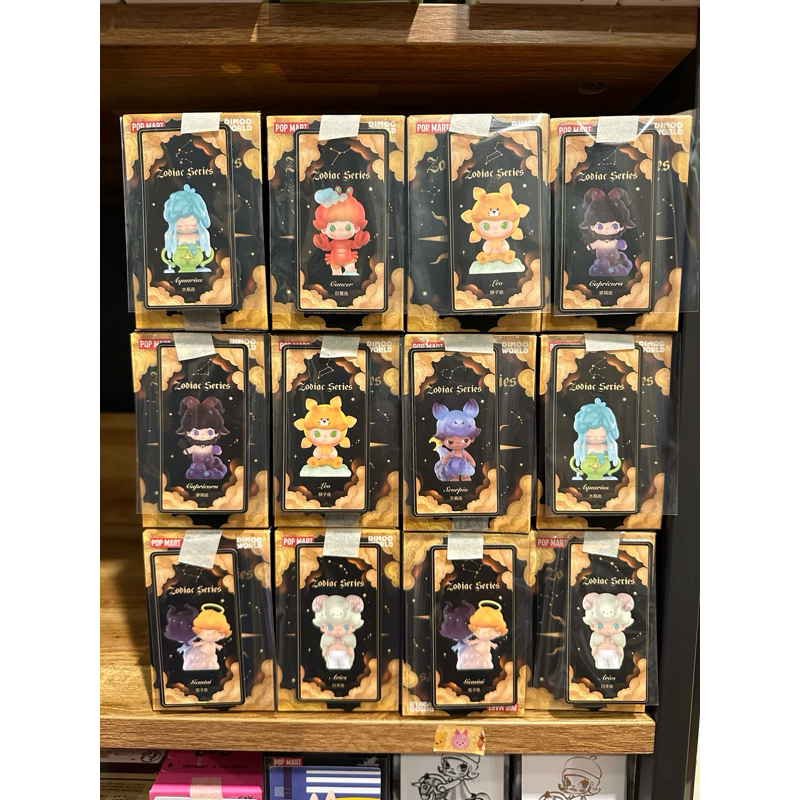 พร้อมส่งแบบเช็คการ์ด Dimoo  World Zodiac series