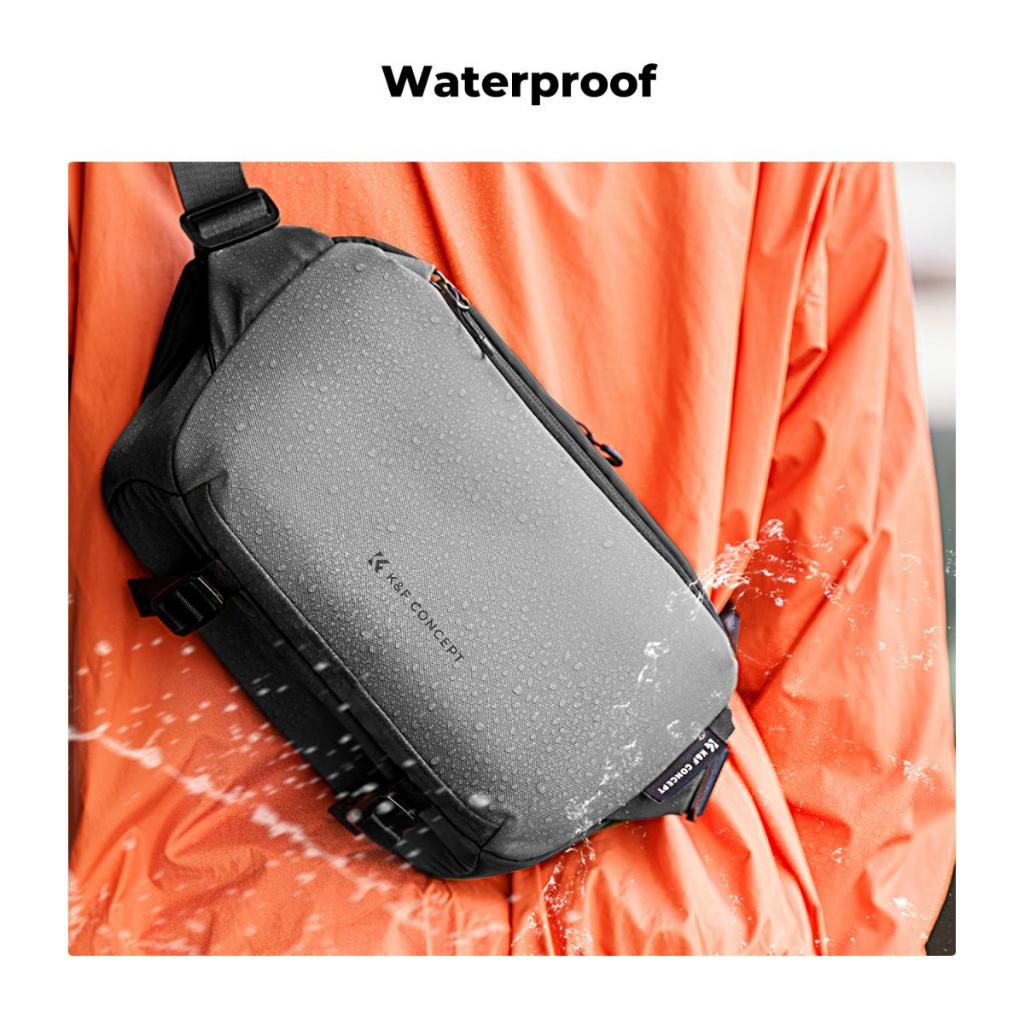 กระเป๋ากล้อง K&F คาดอกคาดไหล่ 2 in 1 Camera DSLR Backpack Portable Bag