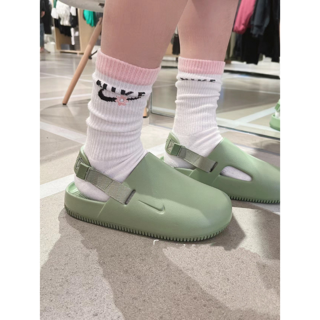 Nike Calm Slide พื้นหนา กันลื่น สําหรับผู้ชาย และผู้หญิง รองเท้าแตะลำลองแบบสวม สำหรับผู้ชาย ร้องเท้าแตะแบบสว